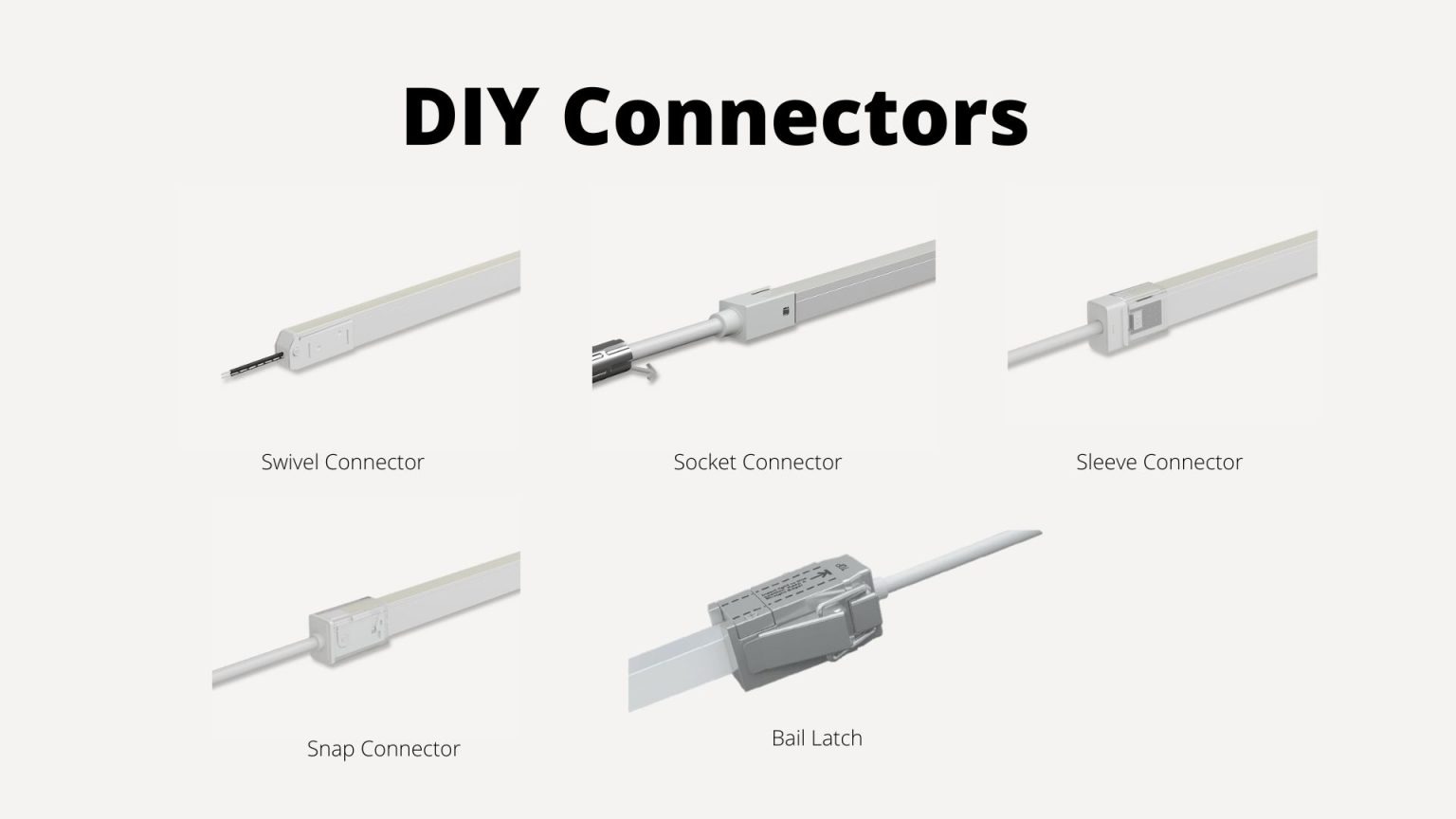 7 Types of LED Connectors for LED Light Strips